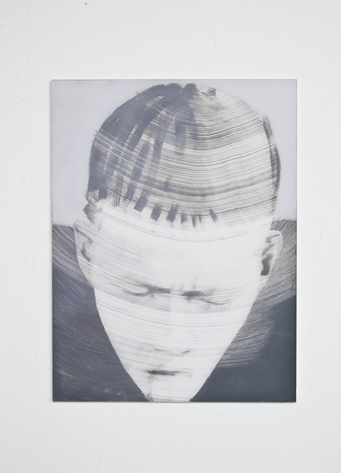Haze, 2014, Oil on Perspex, 50 x 38 cm