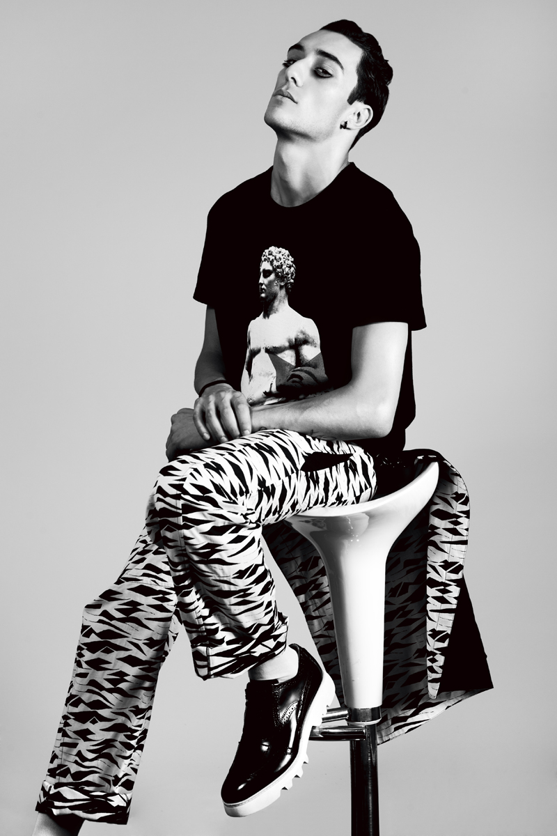 all fashion by Angelos Frentzos / shoes by Casamadre