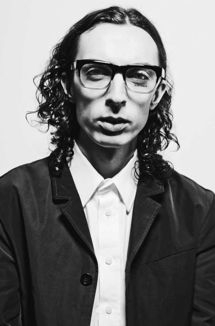 Jacket - Natural Selection / Glasses - Black Eyewear / Shirt - Joanna Startek