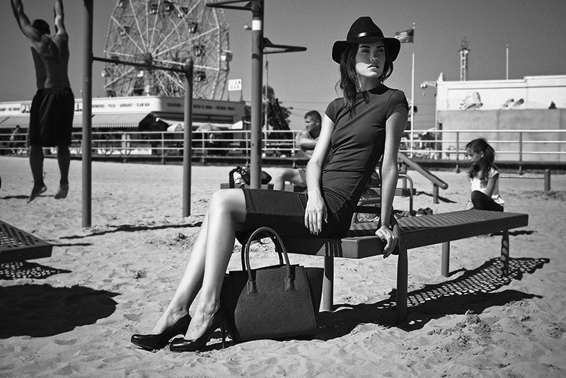 Black Dress: Chanel, Black Hat: Rag And Bone, Black Shoes: Repetto, Black Handbag: Michael Kors