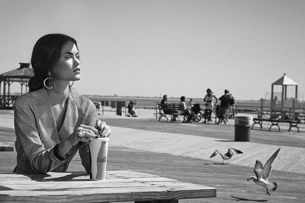 Jacket: Burberry, Ring: Vintage Collection