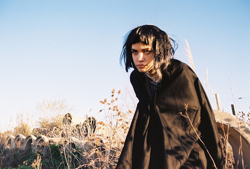 Cape: Saralegui, Shirt&Skirt: Bastardo ba, Vest: Nasif, Necklace: Cruda.