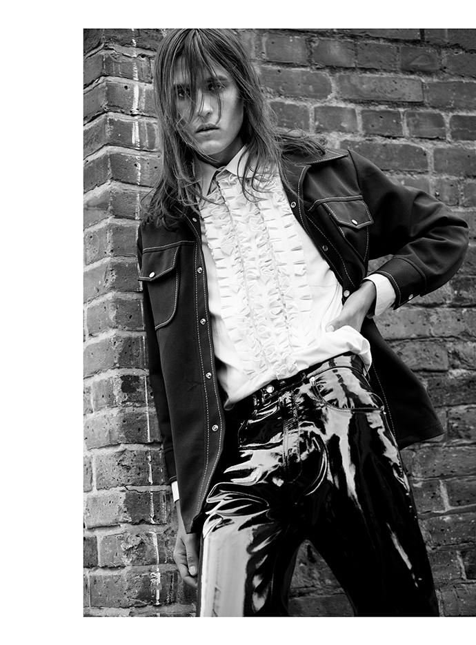 Vintage jacket and shirt Beyond Retro, pants Emily Sanders 