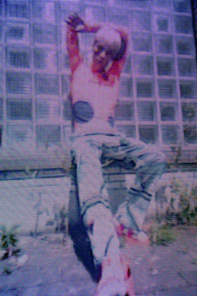 top by Fabien Verriest, pants by Hale Bob, sandals are a collaboration by Jennifer Lecrique, Nicolas Watteijne and Fabien Verriest 