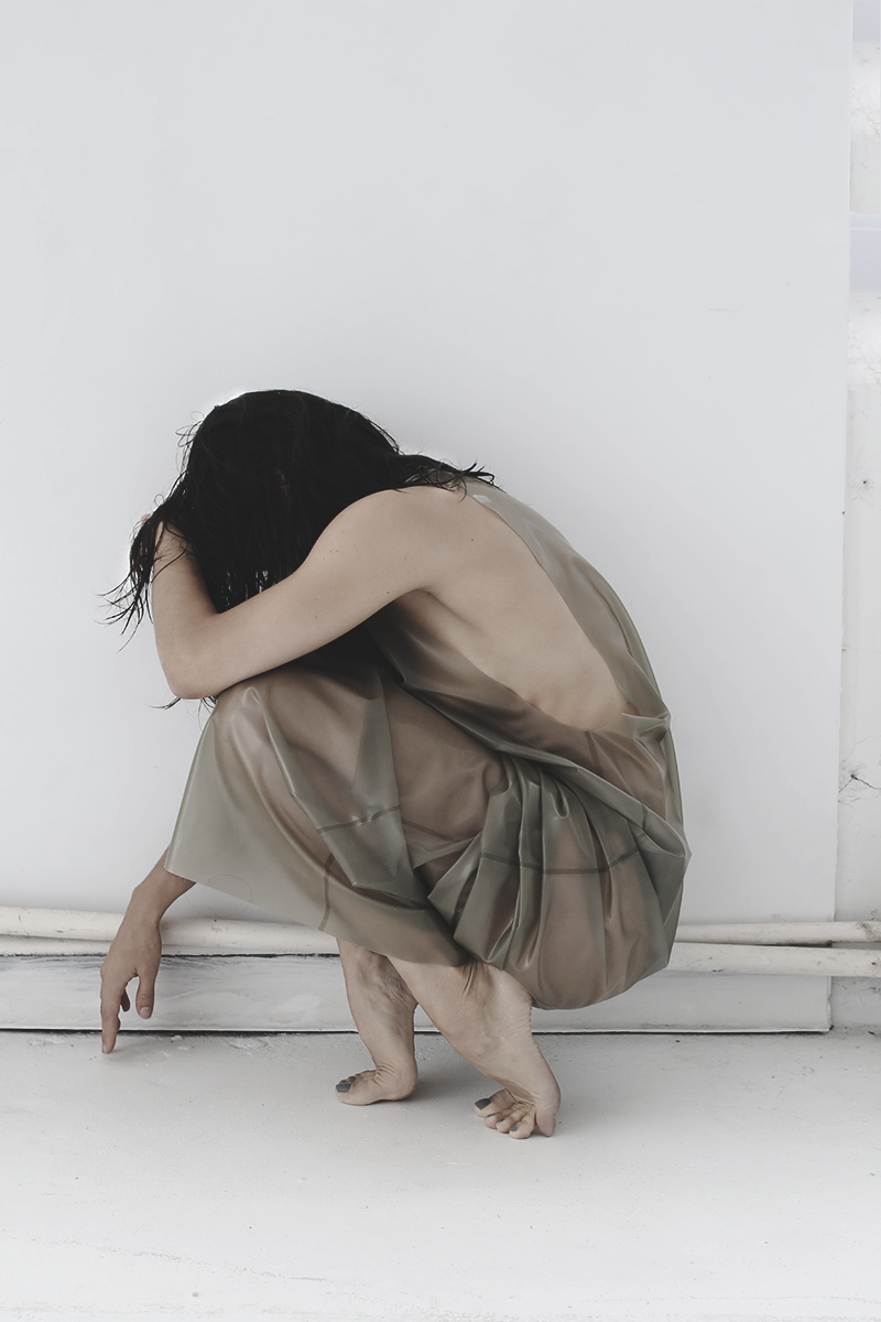 latex dress: Lamarche