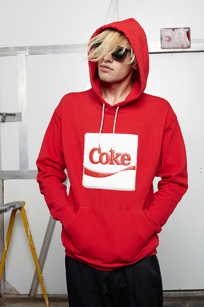 Hoodie: Joyrich Pants: econd Layer Sunglasses: Retrosuperfuture