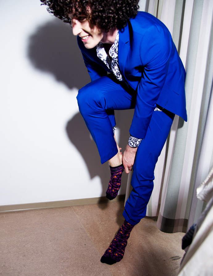 suit: Calvin Klein - shirt: ASOS - bow tie: Herr von Eden - shoes: Adidas -socks: Happy Socks