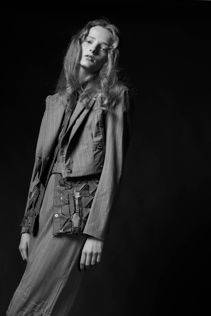 Jacket/Pants: Ksenia Novakovskaia T-shirt: Giulia Revolo design