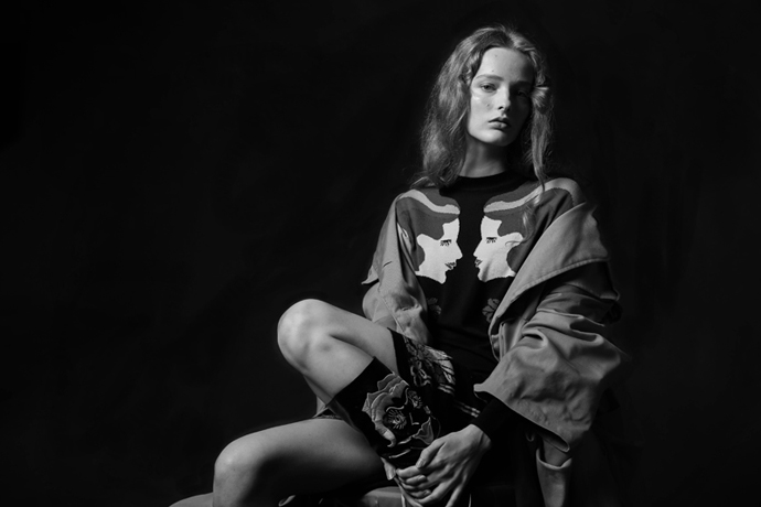 Coat: Ksenia Novakovskaia Dress: Vivetta Boots: Panca's Milano