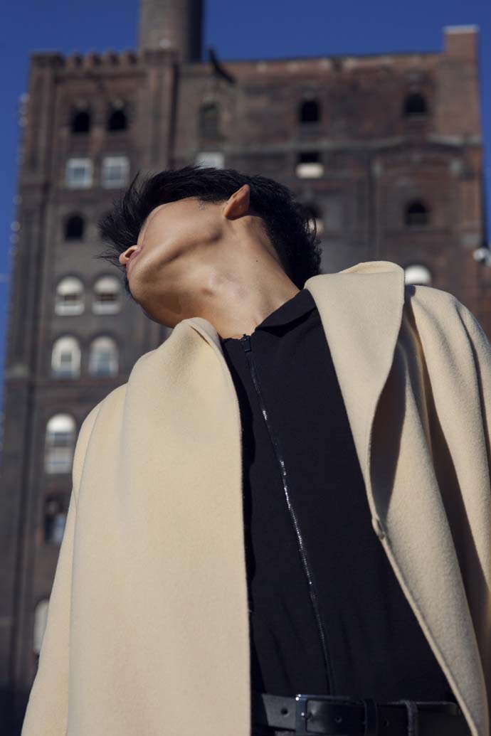 blazer by Tom Ford - trousers by Tom Ford - Coat by Gucci