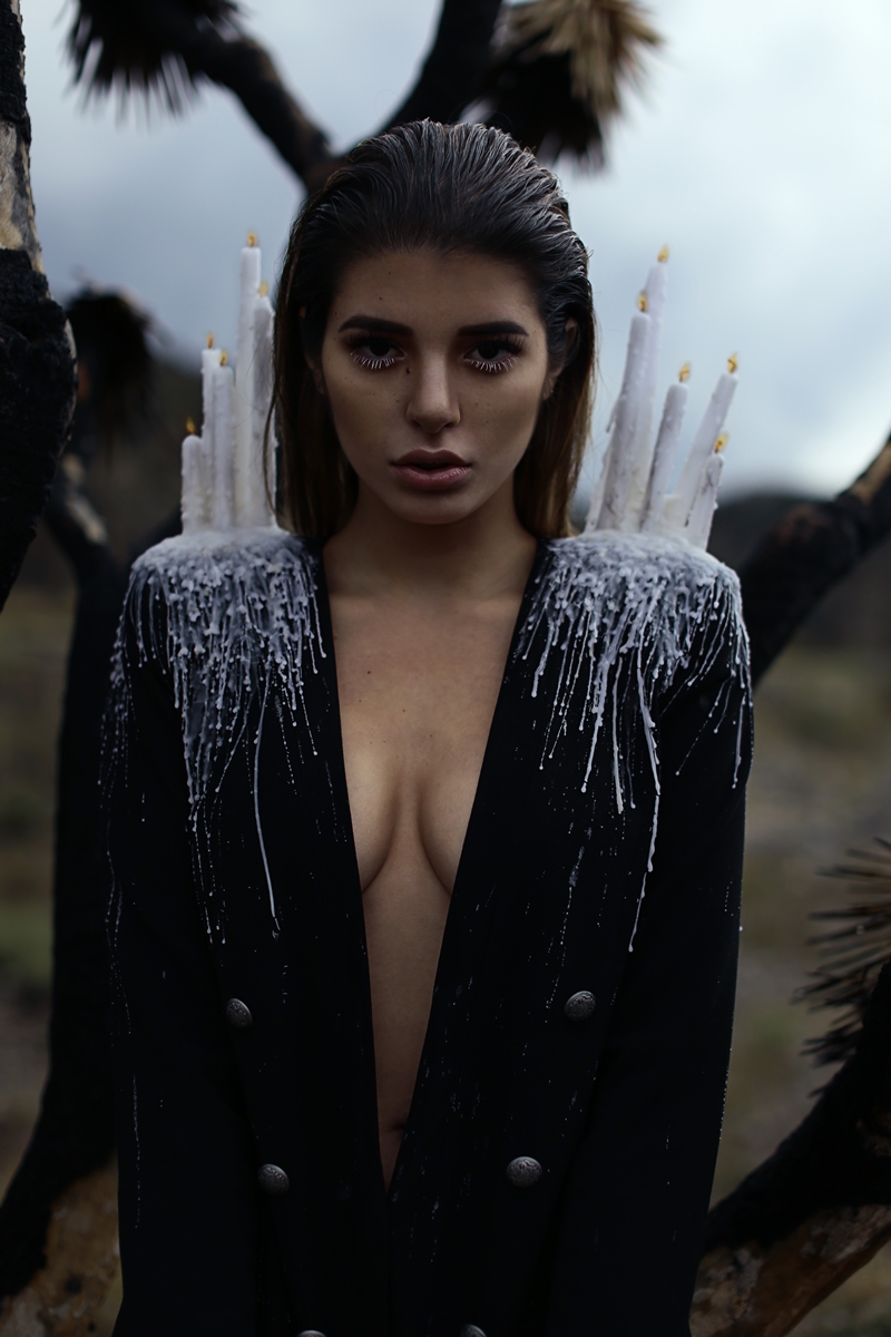 Candle Blazer: Handmade by Stylist - Jewelry: Nikdreamer