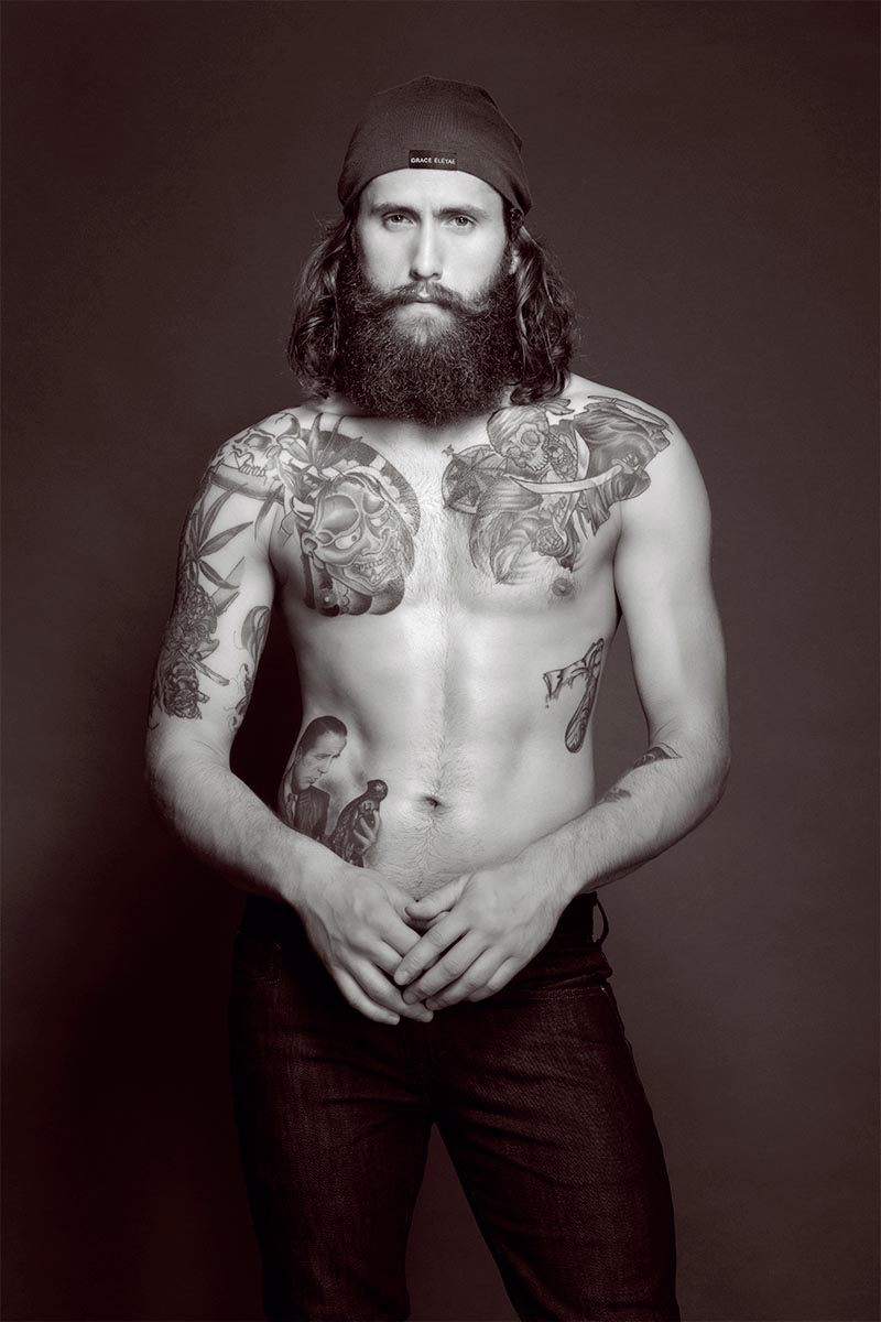 Hat: SLAPS Pants: DSTLD Premium Denim Jeans