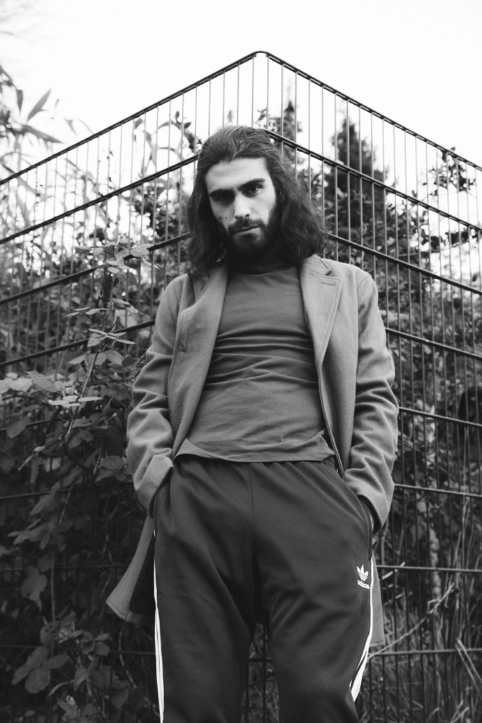 turtleneck sweater - sisley / pants - adidas / coat - pull&bear / shoes - Cons CTAS pro OX