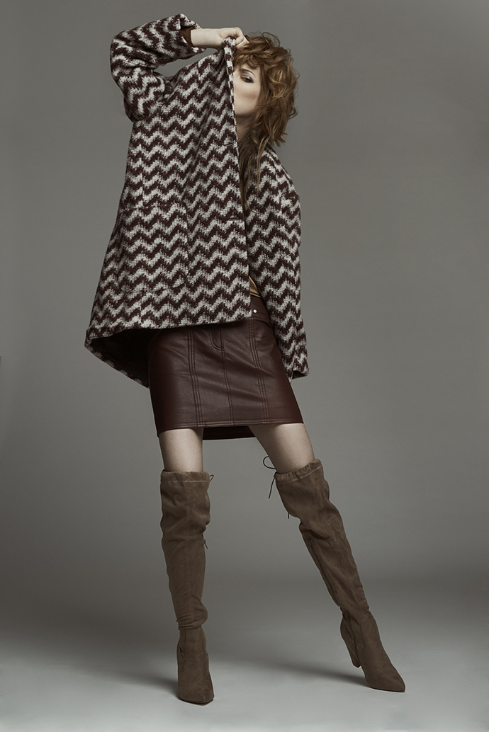 Pink jacket and trousers - Paul and Joe White blouse - Belle Epoque Black button and loop cut out - Belle Epoque Pink brogues - Paul and Joe 