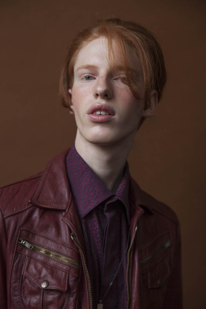 Jacket: Rokit, Shirt: Rokit, Necklace: Northskull