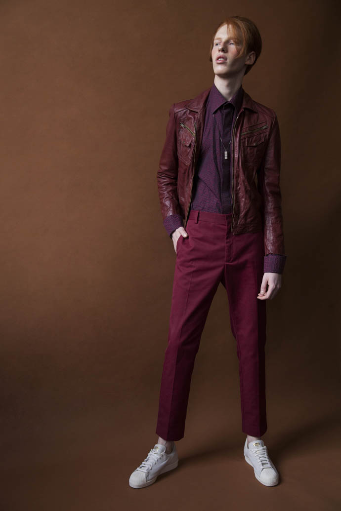 Jacket: Rokit, Shirt: Rokit, Necklace: Northskull