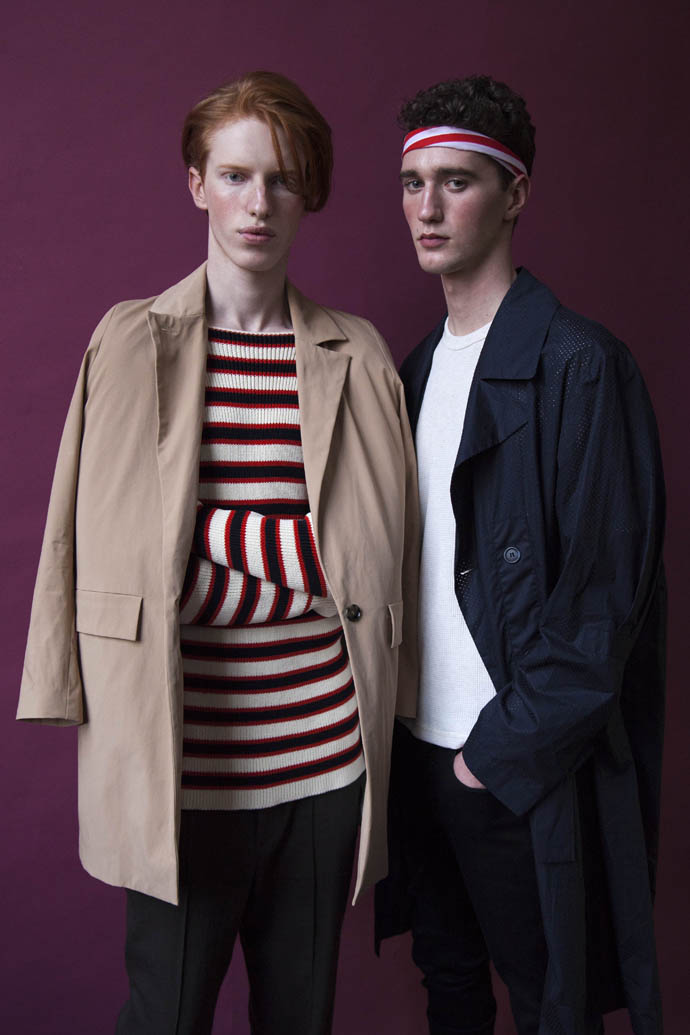 Yan Top: Maison Kitsune, Jacket: Won Hundred, Trousers: Our Legacy,Trainers: Adidas Joby T-­‐‑shirt: Alternative, Coat: Mohsin, Jeans: NYDJ, Trainers: Adidas