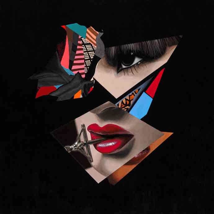 Vakseen-Swan Psalm 20x20- (Acrylic on canvas) 2016