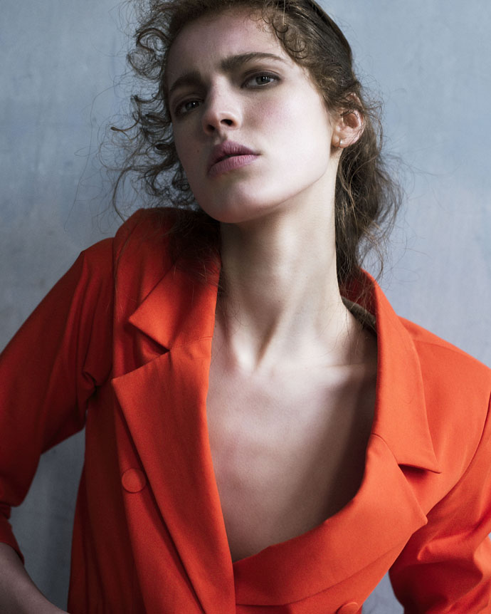 Double breasted suit coat Won Hundred