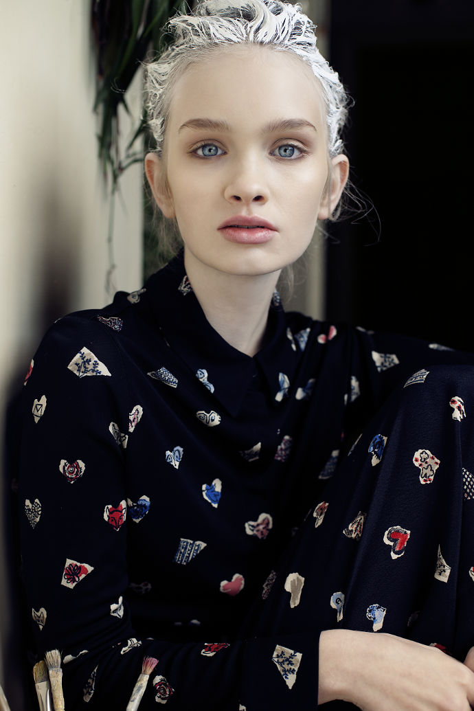 Black dress with hearts, &Other Stories