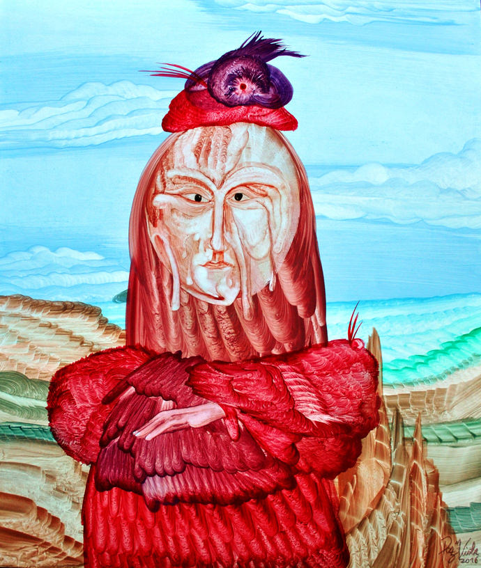 Series Extravaganza, 2016, oil on cardboard,-Mauricio Paz Viola.-_mini