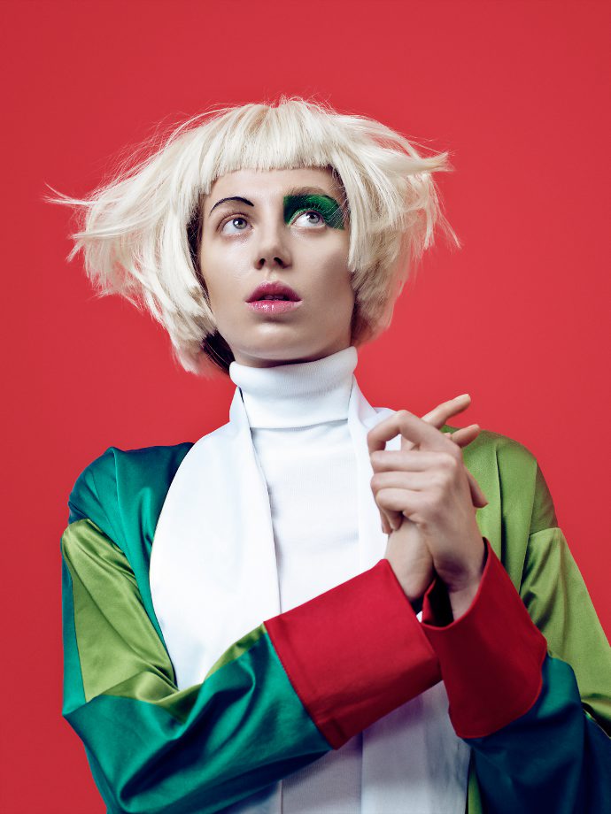 turtleneck Stig P & kimono Saks Potts