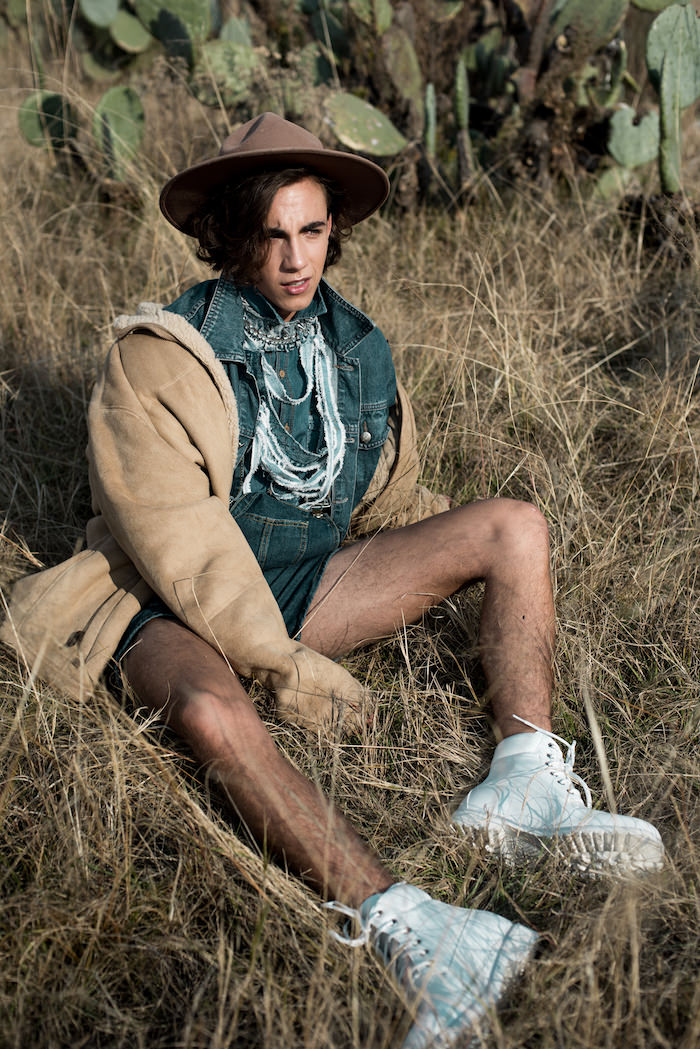 Camel Jacket - Caterpillar Denim Neck Piece - Marianne Fassler Denim Shirt, jacket, dungarees - Topman Shoes - Jeep Footwear Hat - Hat city