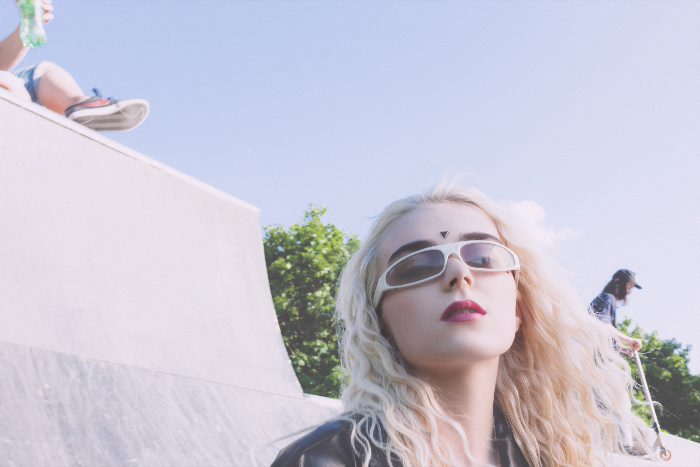 jacket -Sramstore, sunglasses - Vintage