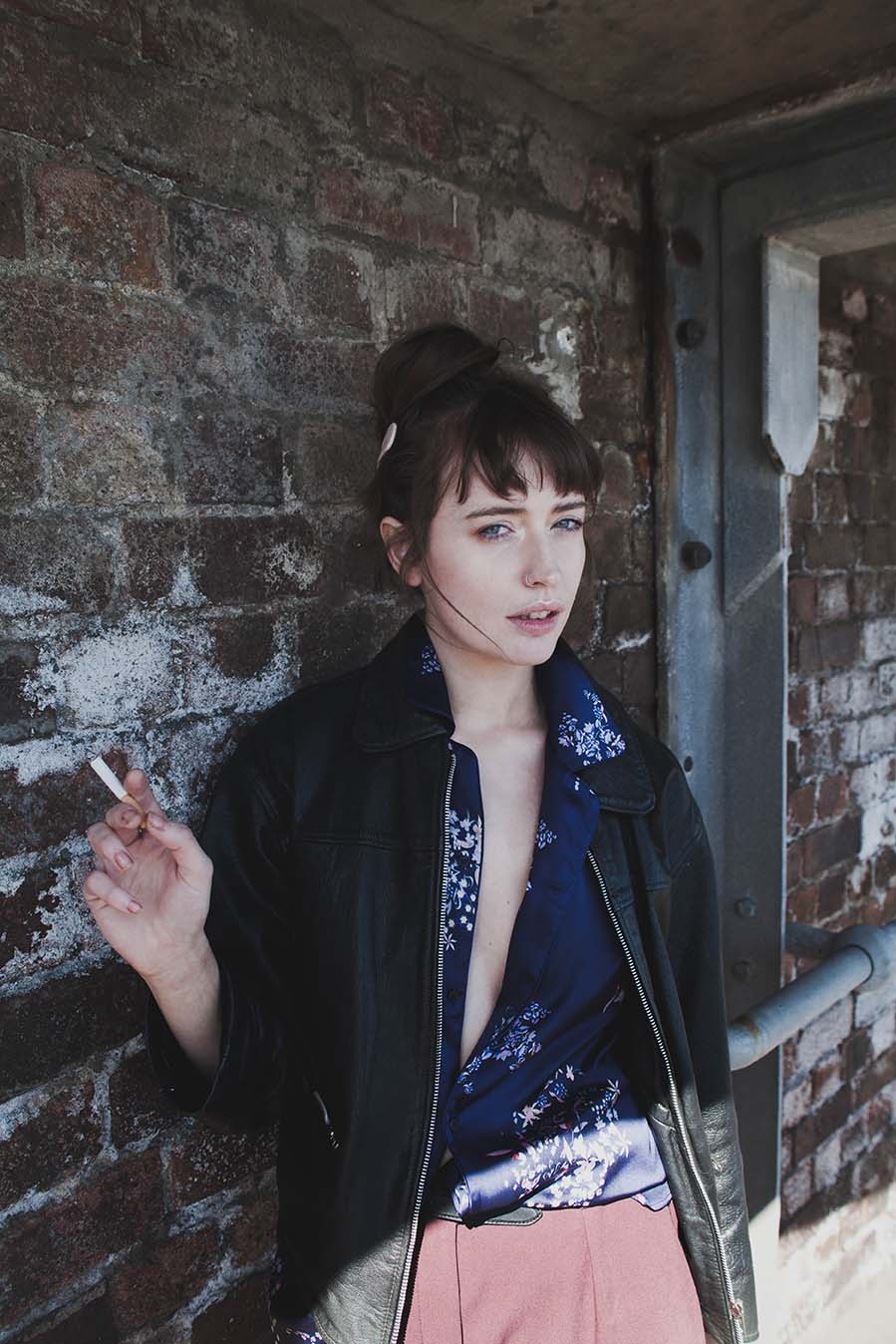 Shirt: Zara Trousers: City Retro Jacket: I’ll Be Your Mirror Hair Clip: Topshop Belt: Miu Miu 