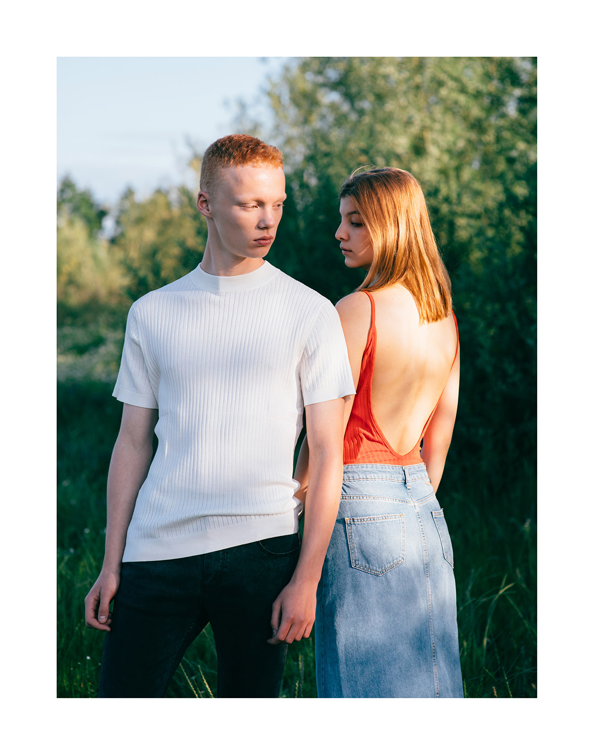 Levi: sweater by Zara, Sunny: body by Zara