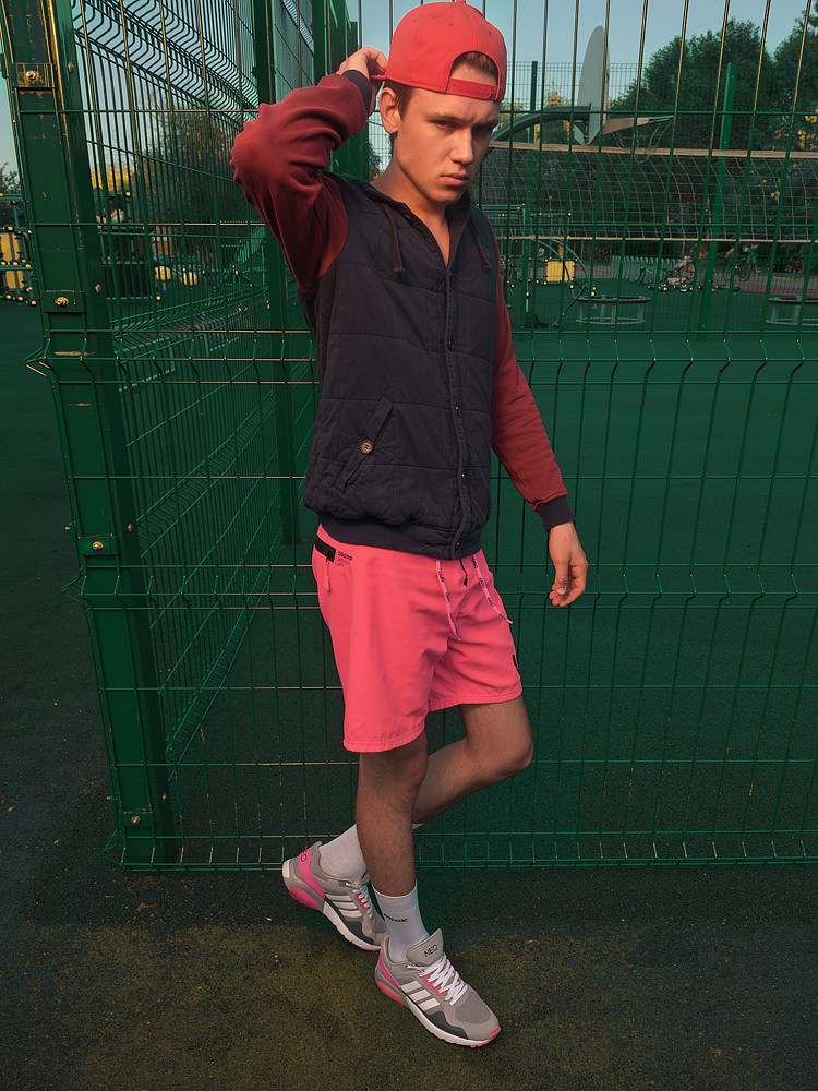 T-shirt - adidas shorts - cropp cap - nike jacket - adidas 