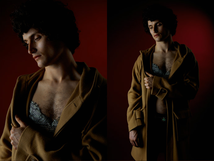 Coat J.W.Anderson Bra Antonio Berardi Pant Dolce & Gabbana