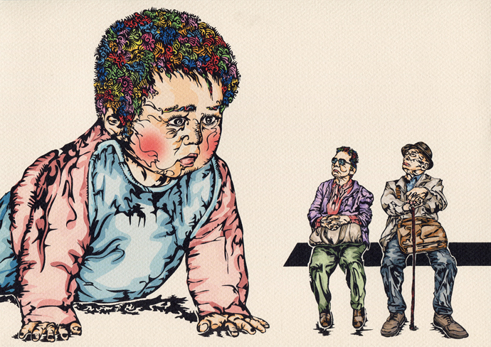 「coming grandson」