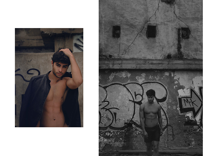 Left : Jacket by SFERA Right: Short by SMUT