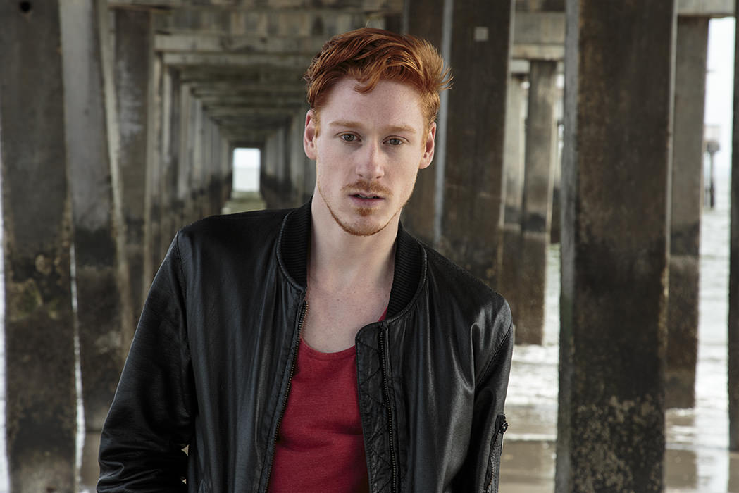 Leather Jacket: Sisley Red Tank Top: Ralph Lauren