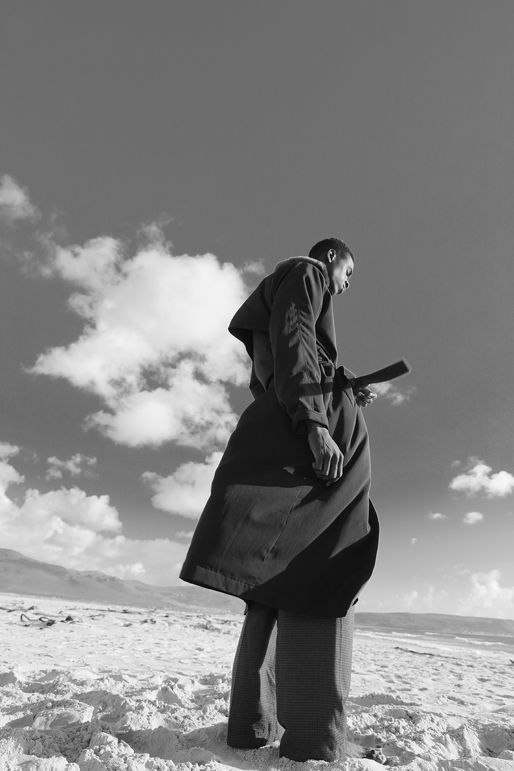 Trench coat by Zara, trousers by Paul Smith