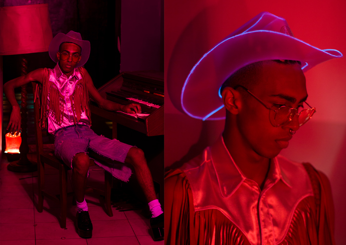 Shirt - Giulio Di Ghionno Skirt - Joele Lapadre Hat - Neon Cowboys Glasses - vintage 