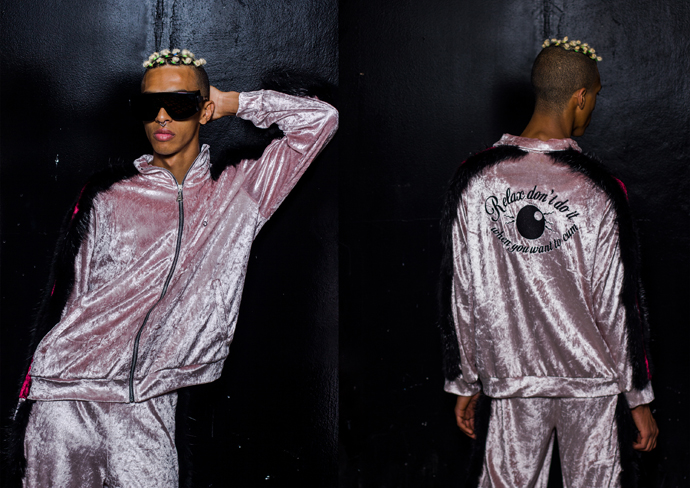 Trousers and Sweatshirt - Giulio Di Ghionno Glasses - vintage