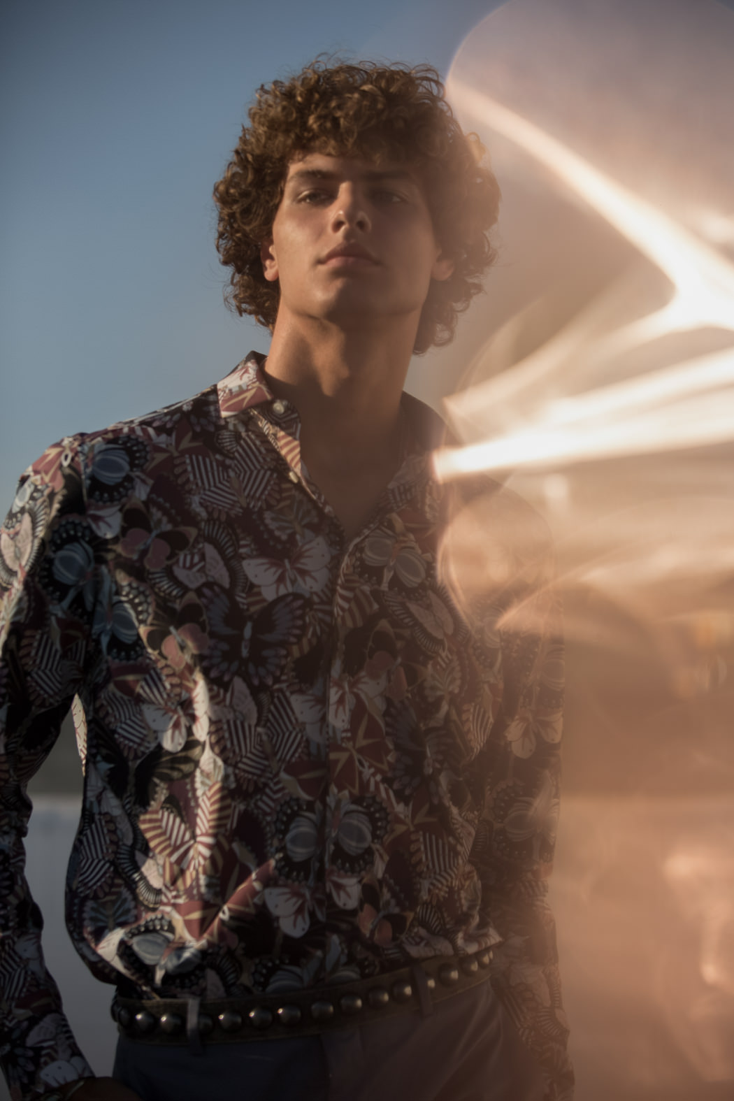 Top by Lanvin Pants by Burberry Belt by Kelly Cole vintage Necklace - Stylists own 