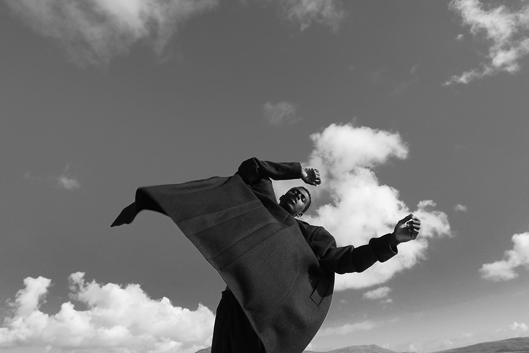 Coat by Sandro, trousers by H&M