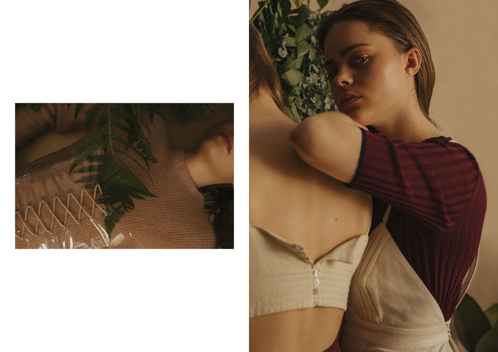 Left: Pullover by Ivyrevel Corsage Vintage Right: Skirt by Ivy & Oak Top by Fragment Shirt by Asos Dress by Fragment