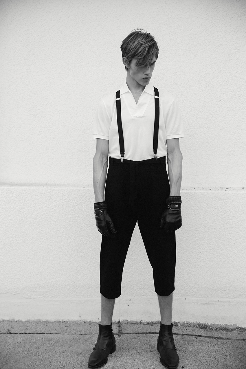 Shirt - Sketch Trousers - Zara Gloves - Paul Smith