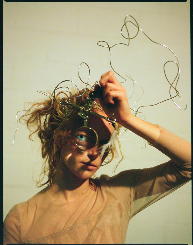 Dress and cape by Hiroshi Goto