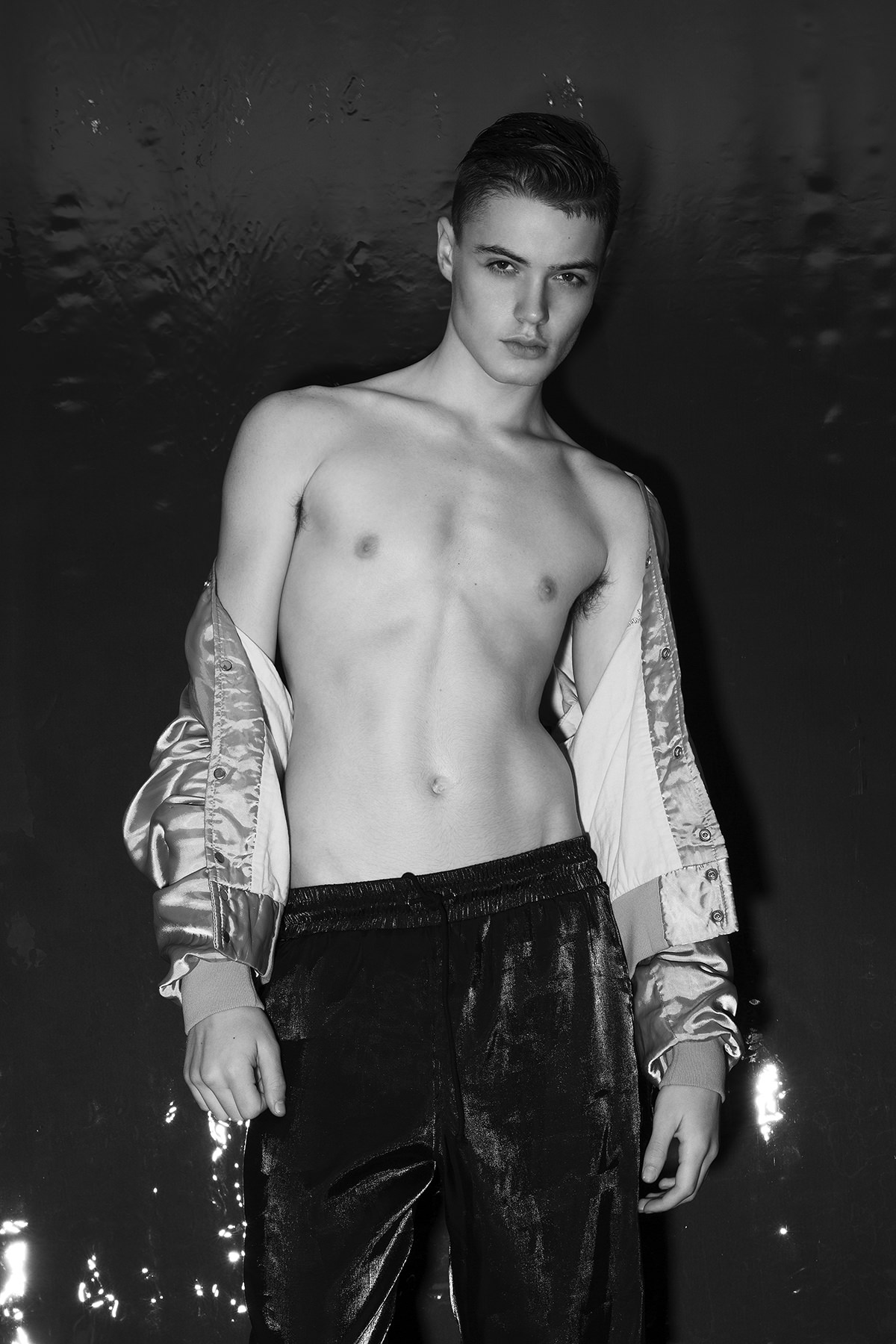 Vintage bomber jacket by Taco Box, Pants are stylist’s own