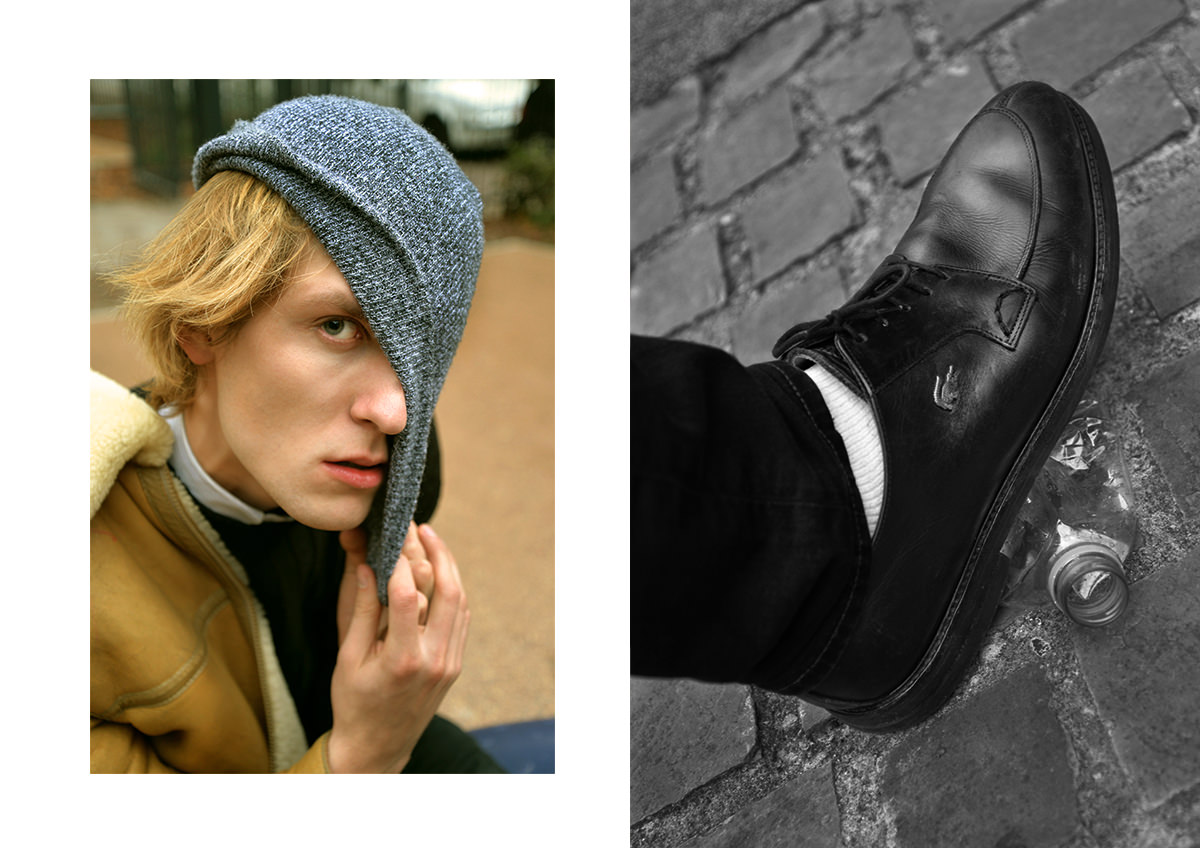 Shoes: Lacoste Hat: H&M Shirt: The Kooples 