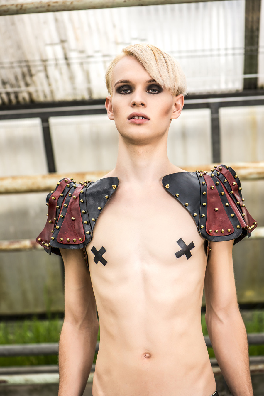 Úna Burke - Bolero Jacket - AW12 - Navy/Red Combo