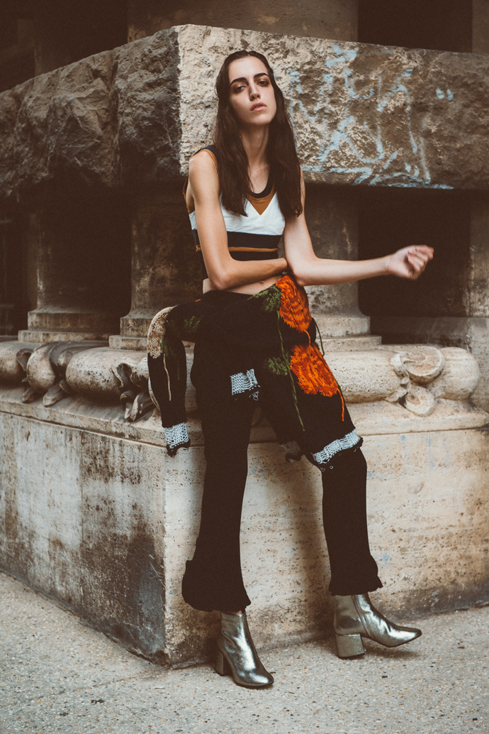 Top: No Ka’oi Pant: L’autre Chose Jumper: MSGM Shoes: MM6 