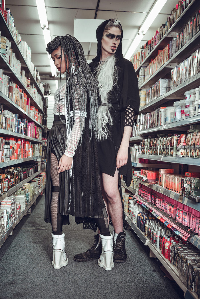 Jewellery by Michail Javroj Top by KTZ, HBA Pants by HBA Shoes by KTZ