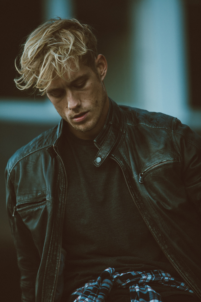 Leather Jacket by Diesel
Shirt by Weekday
Jeans by Denim & Supply Ralph Lauren