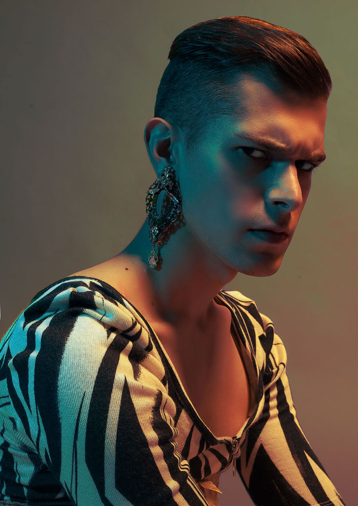 Earring - vintage 70s; Dress - Adikishik